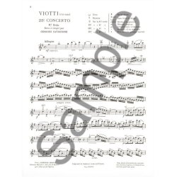 Georges Catherine: First Solos extracted from the Classic Concertos (Viotti''s Concert No. 23), for Violin and Piano