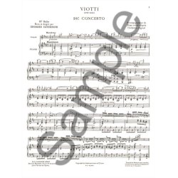 Georges Catherine: First Solos extracted from the Classic Concertos (Viotti's Concert No. 24), for Violin and Piano