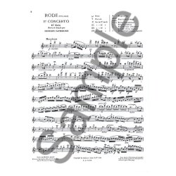 Rode Premiers Solos Concertos Classiques No 1 Violin & Piano Book