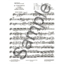 Rode Premiers Solos Concertos Classiques No 4 Violin & Piano Book