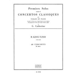 Rodolphe Kreutzer: Solo No.1 from Concerto No.18 in E minor (Violin & Piano)