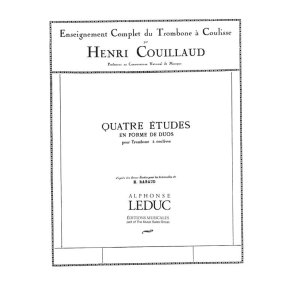 Henri Couillaud: 4 Etudes en Forme de Duos (Trombones 2)