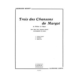 Georges Migot: 3 Chansons de Margot (Vocal Duets)