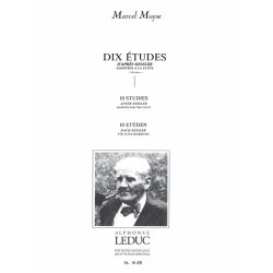Marcel Mo&yuml;se: 10 Etudes d'apr&egrave;s Kessler (Flute solo)