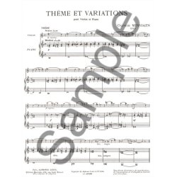 Olivier Messiaen: Theme Et Variations