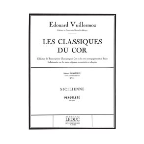 Giovanni Battista Pergolesi: Sicilienne (Classiques No.61) (Horn & Piano)