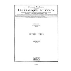 Ludwig van Beethoven: Petite Valse (Classiques No.289) (Violin & Piano)