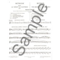 Ferdinand Gillet: M&eacute;thode pour le D&eacute;but (Oboe solo)