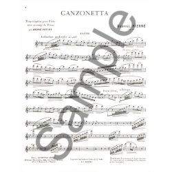 Gabriel Piern&eacute;: Canzonetta Op.19 (Flute & Piano)