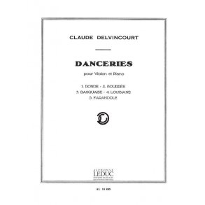 Delvincourt Danceries Violin & Piano Book
