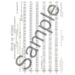 Georges Dandelot: Etude de Rythme Vol.1: Mesures simples (Book)