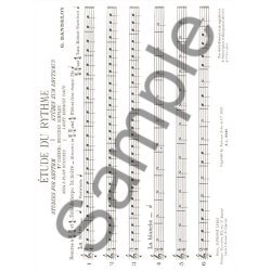 Georges Dandelot: Etude de Rythme Vol.1: Mesures simples (Book)