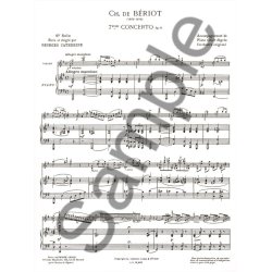 Georges Catherine: First Solos extracted from the Classic Concertos (B&eacute;riot's Concert No. 9), for Violin and Piano