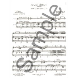 Georges Catherine: First Solos extracted from the Classic Concertos (B&eacute;riot''s Concert No. 9), for Violin and Piano