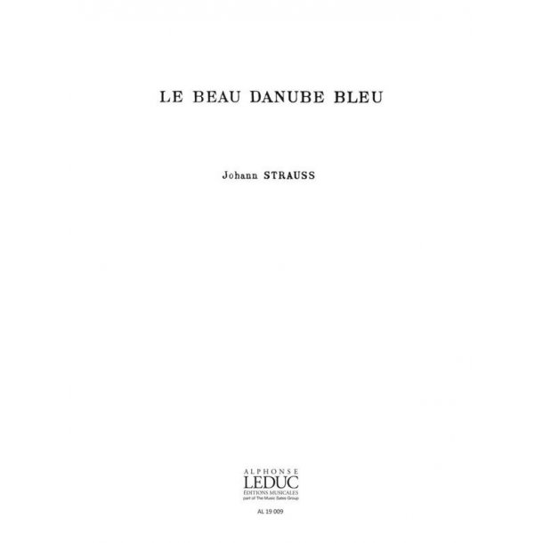Strauss J. Darcieux Beau Danube Bleu 4 Part Male Choir A Cappella