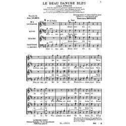 Johann Baptist II Strauss: The Blue Danube Op.314 (Choral-Mixed a cappella)