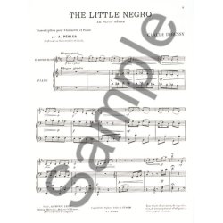 Claude Achille Debussy: Le Petit N&egrave;gre (Clarinet & Piano)