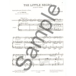 Claude Achille Debussy: Le Petit N&egrave;gre (Clarinet & Piano)