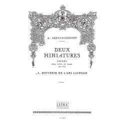 Aleksandr Tikhonovich Gretchaninov: Suite miniature Op.145, No.7: Souvenir de l'Ami lointain (Flute & Piano)