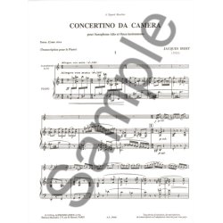 Jacques Ibert: Concertino Da Camera