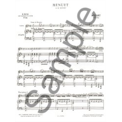 Wolfgang Amadeus Mozart: Menuet de Duport (Classiques No.80) (Flute & Piano)