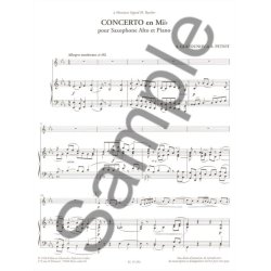 Alexandre Glazounov: Saxophone Concerto Op.109 In E Flat (Alto Saxophone/Piano)