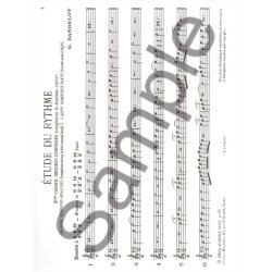 Georges Dandelot: Etude de Rythme Vol.5: Mesures compos&eacute;es (Book)