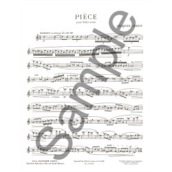 Jacques Ibert: Pi&egrave;ce Pour Flute Seule