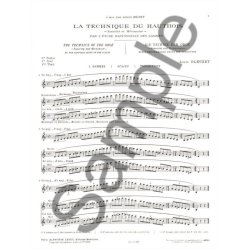L. Bleuzet: Technique du Hautbois Vol.1: Etude rationelle des Gammes (Oboe solo)