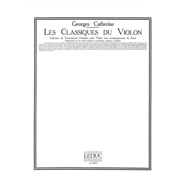 Robert Alexander Schumann: Rondoletto (Classiques No.258) (Violin & Piano)