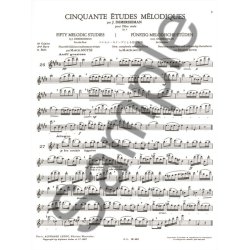 Marcel Moyse: 50 Melodic Studies by Demersseman, for Flute (Volume 2)