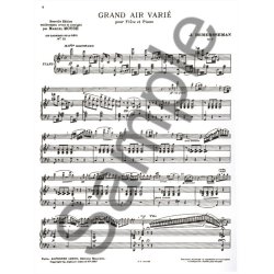 Jules-Auguste Edouard Demersseman: Grand Air Vari&eacute; (Classiques No.72) (Flute/Piano)