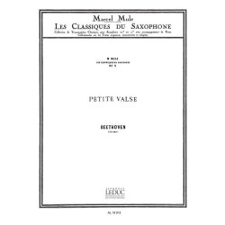 Ludwig van Beethoven: Petite Valse (Classiques No.2) (Saxophone-Alto & Piano)