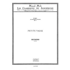 Ludwig van Beethoven: Petite Valse (Classiques No.2) (Saxophone-Alto & Piano)