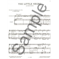 Claude Achille Debussy: Le Petit N&egrave;gre (Saxophone-Alto & Piano)