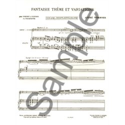 Lucien Wurmser: Fantaisie, Th&egrave;me et Variations (Bb trpt) (Trumpet & Piano)