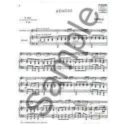 Arcangelo Corelli: Adagio (Classiques No.49) (Saxophone-Alto & Piano)