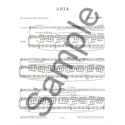 Jacques Ibert: Aria In D Flat - Alto Saxophone And Piano