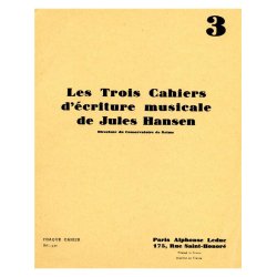 Jules Hansen: Ecriture musicale Vol.3 (Book)