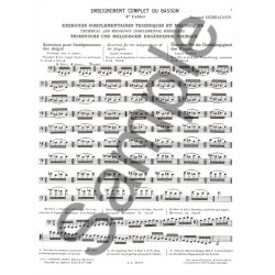 Fernand Oubradous: Enseignement complet Vol.3 (Bassoon solo)