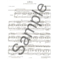 Eugene Bozza: Aria (Alto Saxophone/Piano)