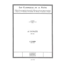 Johann Sebastian Bach: Sonata No.4, BWV1033 in C major (Classiques No.5) (Flute & Piano)