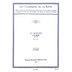 Johann Sebastian Bach: Sonata No.5, BWV1034 in E minor (Classiques No.8) (Flute & Piano)