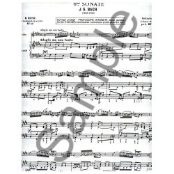 Johann Sebastian Bach: Sonata No.6, BWV1035 in E major (Classiques No.13) (Flute & Piano)