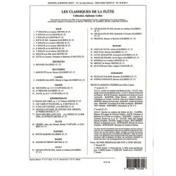 Johann Sebastian Bach: Sonata No.7, BWV1020 in G minor (Classiques No.15) (Flute & Piano)