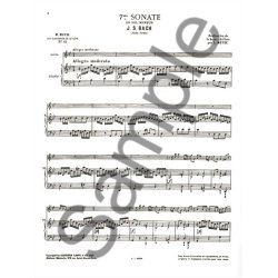 Johann Sebastian Bach: Sonata No.7, BWV1020 in G minor (Classiques No.15) (Flute & Piano)