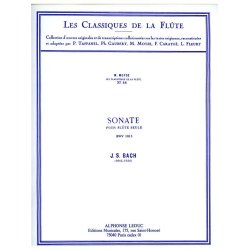 Johann Sebastian Bach: Sonata BWV1013 in A minor (Classiques No.18) (Flute solo)