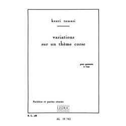 Henri Tomasi: Variations sur un Th&egrave;me corse (Quintet-Wind)
