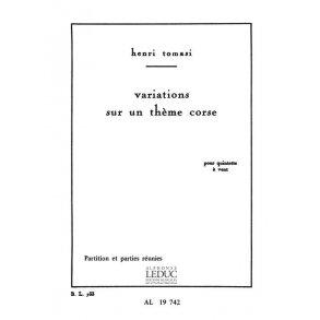 Henri Tomasi: Variations sur un Thème corse (Quintet-Wind)