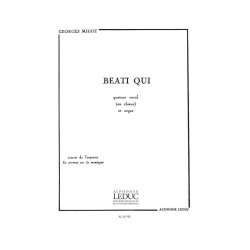 Migot Georges Beati Qui 4 Part Choir & Organ Choral